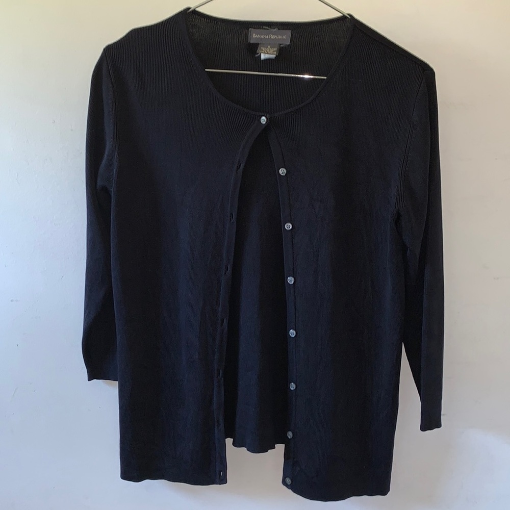 Banana Republic Women’s S Blast Silk Cardigan